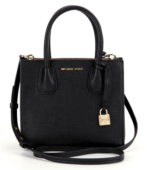 michael kors signature satchel black|michael kors opened satchel purse.